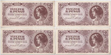 1946. 10.000BP (7x) T:I-,II Adamo P35