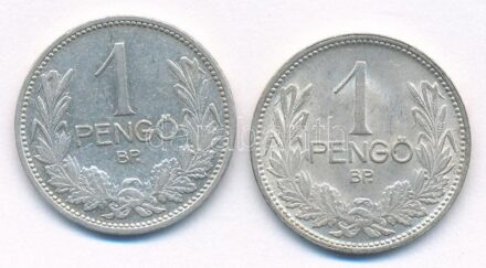 1926-1927. 1P Ag (2x) T:1-,2 Adamo P6