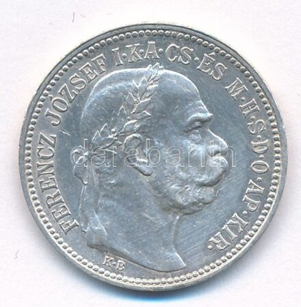 1916KB 1K Ag 'Ferenc József' T:1-,2 patina Adamo#K5.1