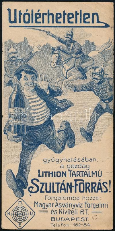 Szultán-forrás számolócédula, hajtott