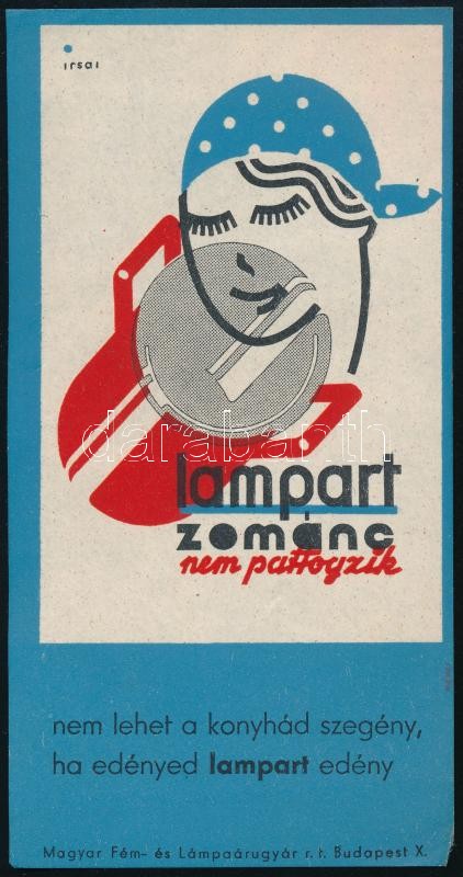 Lampart Zománc számolócédula