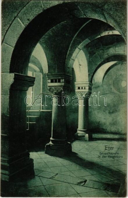 1910 Cheb, Eger; Doppelkapelle in der Kaiserburg / castle chapel (fa)