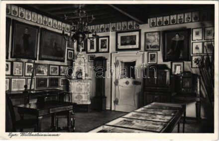 Cheb, Eger; Wallensteinzimmer / town hall, room interior (EK)