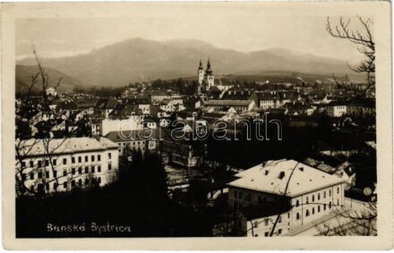 Besztercebánya, Banská Bystrica; látkép / general view (EK)