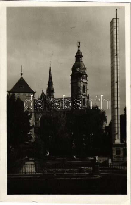 1938 Kassa, Kosice; Dóm / székesegyház / cathedral + '1938 Kassa visszatért' So. Stpl. (EK)