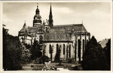 1938 Kassa, Kosice; Dóm / székesegyház / cathedral + '1938 Kassa visszatért' So. Stpl. (EK)
