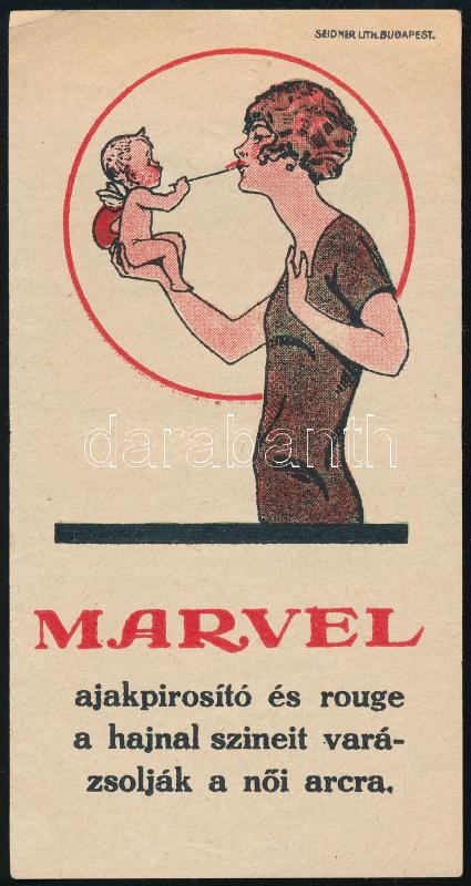 Marvel ajakpirosító és rúzs számolócédula