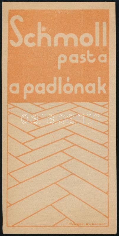 Schmoll pasta számolócédula