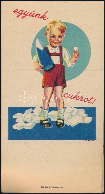 'Együnk cukrot!' számolócédula