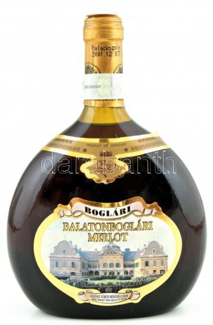 1999 Balatonboglári Merlot, félédes vörösbor, (0,75l, 12%)