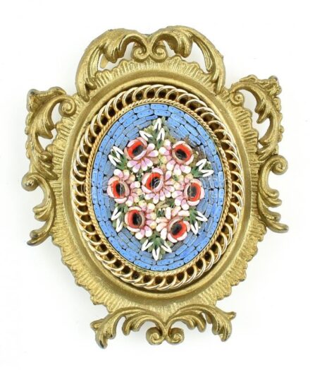 Muránói mikromozaik mini keretben 7x6cm