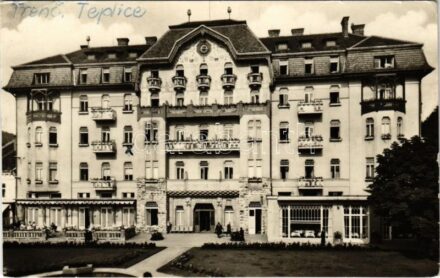 1953 Trencsénteplic, Trencianske Teplice; Liecebny ústav 'Krym' / fürdő, üdülő / spa (EK)