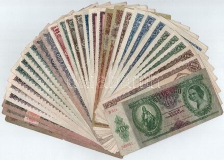 1930-1946. 31db-os Pengő bankjegytétel T:vegyes