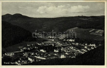 Trencsénteplic, Trencianske Teplice; látkép / general view