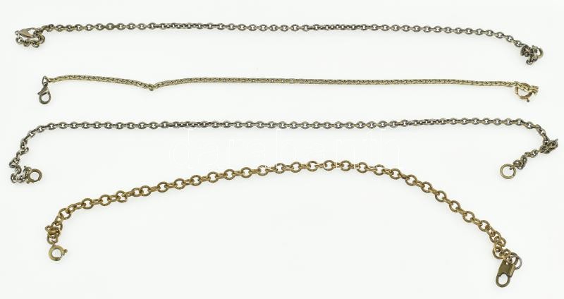 4 db óralánc, h: 28-36 cm