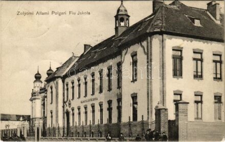 Zólyom, Zvolen; Állami polgári fiú iskola / boy school (Rb)