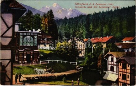 1918 Tátrafüred, Schmecks, Smokovec (Magas-Tátra, Vysoké Tatry); Lomnici csúcs / Lomnitzer Spitze