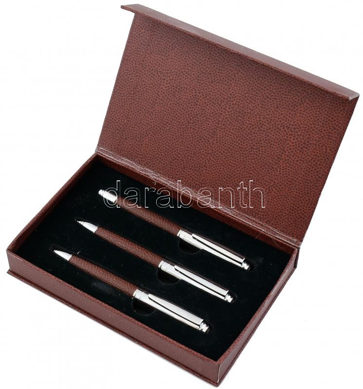 Toll készlet díszdobozban, töltőtoll, golyóstoll, rotring.