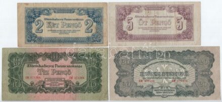 1944. 2P-20P 'A Vöröshadsereg Parancsnoksága' (4xklf) T:II-III