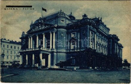 Fiume, Rijeka; Színház / theatre (EB)
