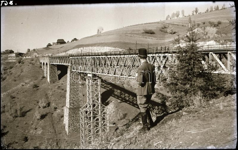 II. világháborús katonai negatívok az orosz frontról, 8 db, 6×9 cm - Image 2