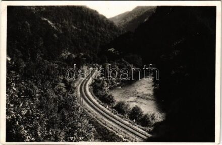 Királyhágó, Bucsa, Bucea; Sebes-Körös völgye, vasútvonal / Crisul Repede valley, railway line