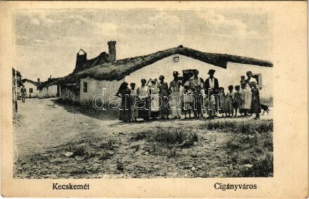 1941 Kecskemét, Cigányváros. Burián Lajos kiadása