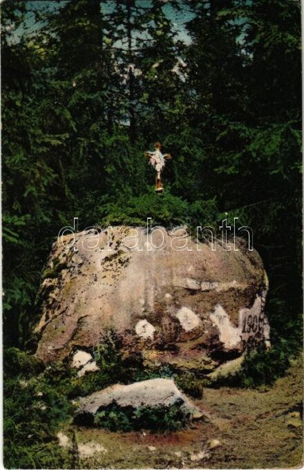 Tátraszéplak, Tatranska Polianka, Westerheim (Magas Tátra, Vysoké Tatry); Erdei áhítat / forest monument (fl)