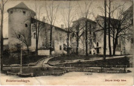 Besztercebánya, Banská Bystrica; Mátyás király háza. Ivánszky Elek kiadása / house of Matthias Corvinus (r)