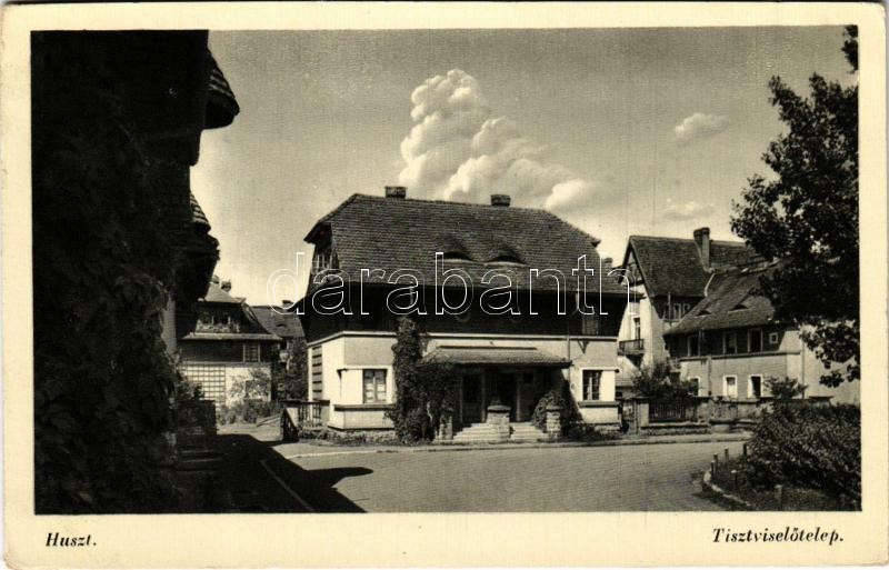 Huszt, Chust, Khust; Tisztviselőtelep / officers' colony