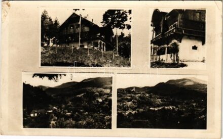 1949 Telkibánya, látkép, üdülő (fa)