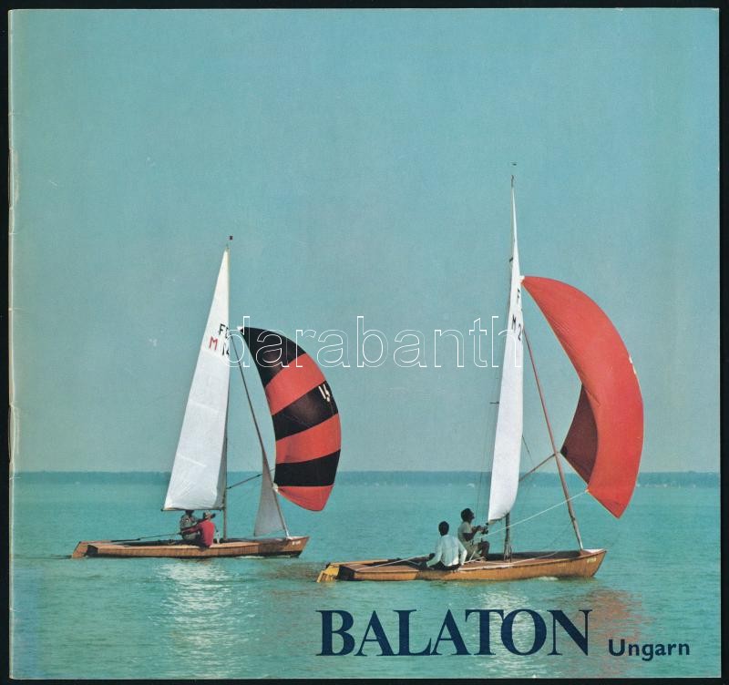 Balaton. Ungarn. Bp.,én.,Magyar Hirdető, 12 sztl. lev. Papírkötés.