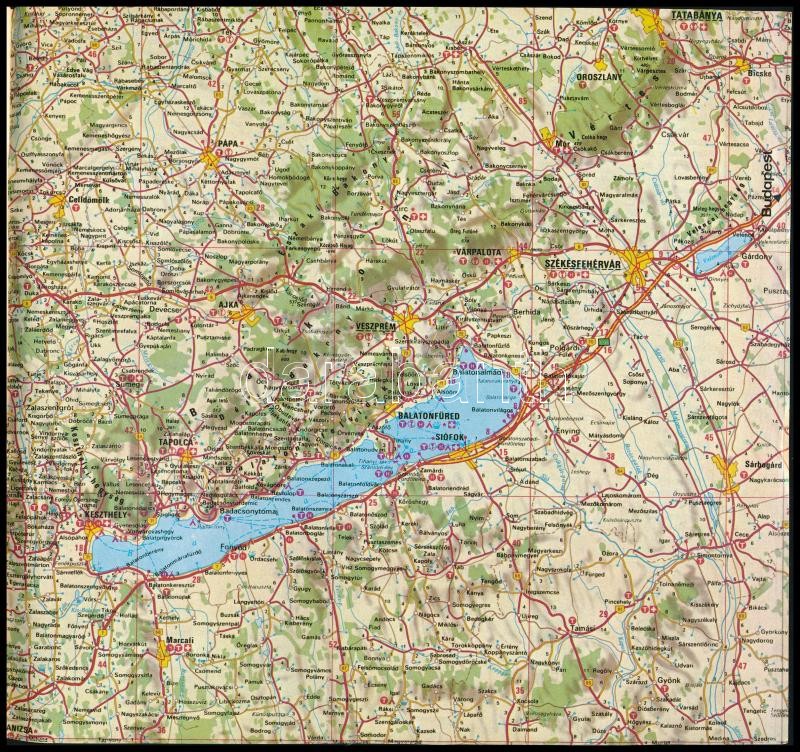 Balaton. Ungarn. Bp.,én.,Magyar Hirdető, 12 sztl. lev. Papírkötés. - Image 4