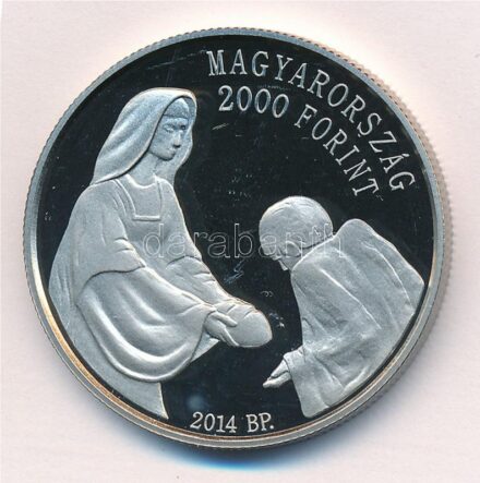 2014. 2000Ft Cu-Ni 'Magyar Máltai Szeretetszolgálat 25. évfordulója' MNB tájékoztatóval T:PP Adamo EM278