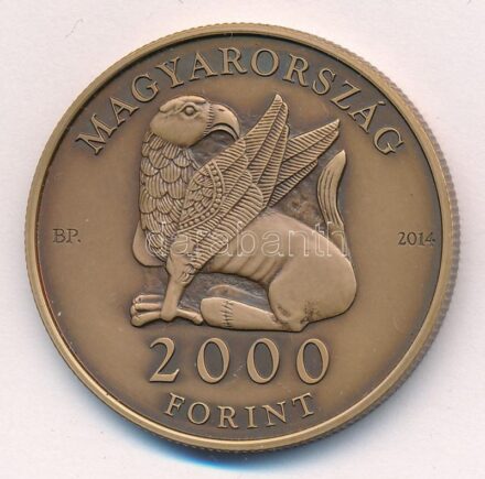 2014. 2000Ft Cu-Zn 'Somogyvár-Kapuvár Nemzeti Emlékhely' MNB tájékoztatóval T:P Adamo EM279