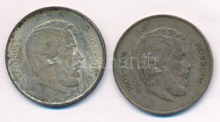 1947. 5Ft Ag 'Kossuth' (2x) T:3 patina Adamo F8.1