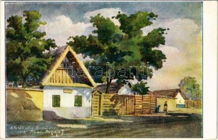 Kiskőrös, Petőfi Sándor szülőháza. Rigler R.J.E. s: Tibai-Takáts János
