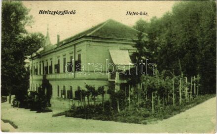 Hévíz, Hetes ház. Fisch Riza kiadása (EK)