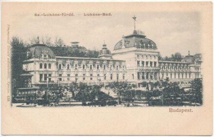 Budapest II. Szt. Lukács fürdő. Divald 139.