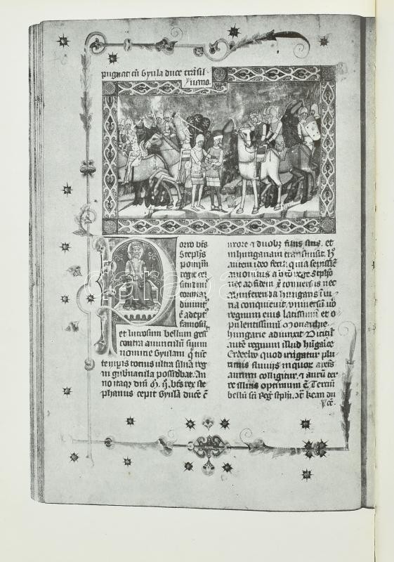 Kálti Márk: Képes Krónika. Kálti Márk Krónikája a magyarok tetteiről. Ford. és a jegyzeteket összeállította: Geréb László. Bevezetéssel ellátta: Kardos Tibor. A művészettörténeti tanulmányt írta és a képeket kiválogatta: - Image 2