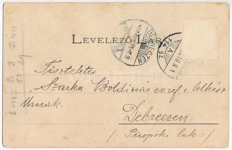 1908 Bethlen, Beclean; látkép. Kajári István kiadása / general view (fl) - Image 2