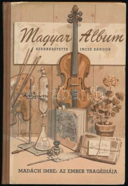 Magyar album. Szerk.: Incze Sándor. Elmhurst,1956, AMerican Hungarian Studies Foundation. Magyar nyelven. Fekete-fehér fotókkal. Kiadói kissé kopott illusztrált félvászon-kötésben, volt könyvtári példány.