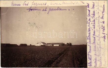 1900 Szarvas, birtok. photo (kis szakadás / small tear)