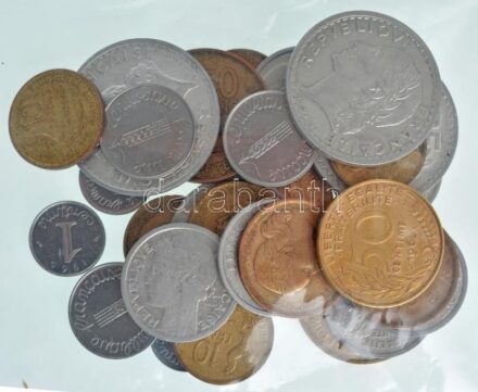 Franciaország 1946-1965. 5c-50Fr (30xklf) T:1--3 France 1946-1965. 5 Centimos - 50 Francs (30xdiff) C:AU-F