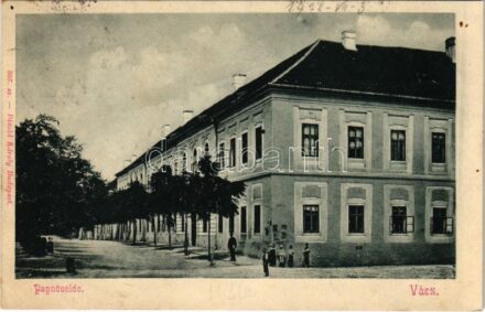 1902 Vác, Papnevelde. Divald Károly 597. sz. (fl)