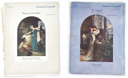 1913 Századok Legendái. 1913. okt. Krúdy Gyula: Magyar király-idyllek. Papírkötésben, szakadt borítóval, rossz,széteső állapotban.; + 1913 Századok Legendái. 1913. február. Sebestyén Károly:A színpad három évezreden át.