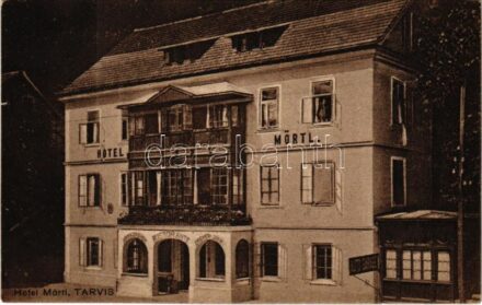 Tarvisio, Tarvis; Albergo Ristorante / Hotel and Retsaurant Mörtl, Auto Garage