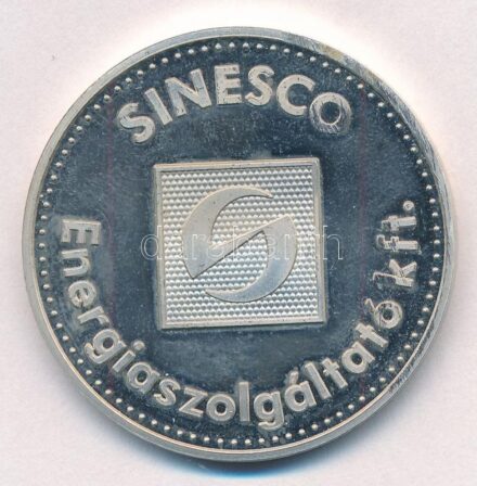 2006. 'SINESCO Energiaszolgáltató Kft.' kétoldalas fém emlékérem T:1 (eredetileg PP)