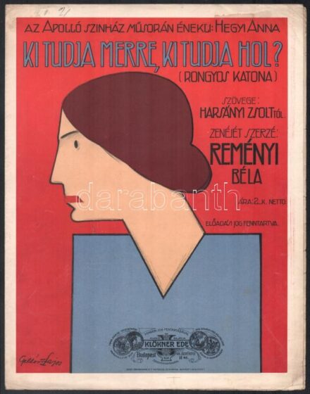 3 db kotta - Fekete, fekete, fekete + Ki tudja merre, ki tudja hol? + Halványsárga rózsa - Árvay, Hauswirth és Gellért Lajos grafikával