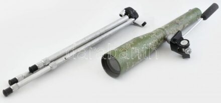 Orosz látcső 50 cm, kopott, háromlábú sérült állvánnyal